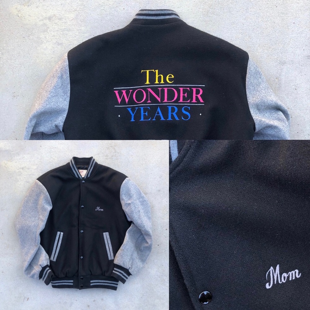 Vtg 90’s The Wonder Years Crew Member Jacket “Mom” Embroidered TV Series Size M